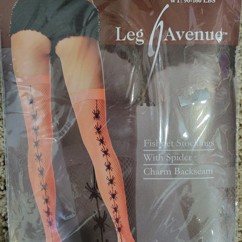NIP Leg Avenue Spider Tights Sz OS